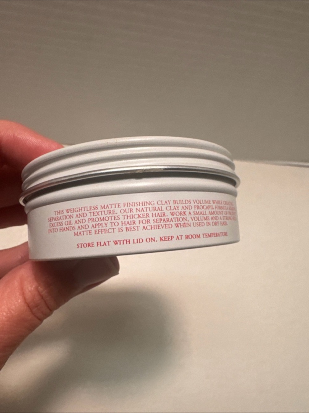 Atlas Hair Products Matte Texture Clay 2.4fl oz New Made In Usa Hold 7 Shine Dul - Picture 6 of 8